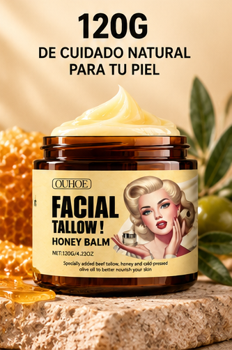 Crema Hidratante de Tallow y Miel